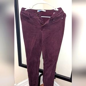Purple jeans